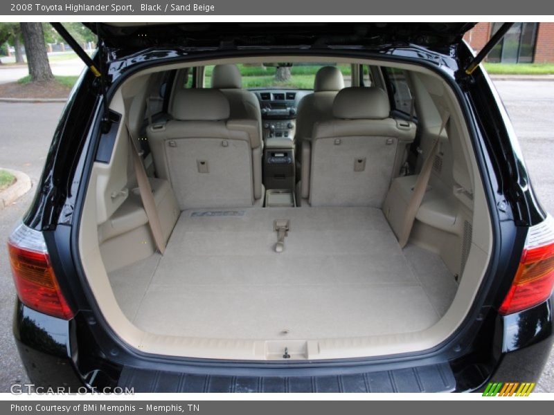 Black / Sand Beige 2008 Toyota Highlander Sport