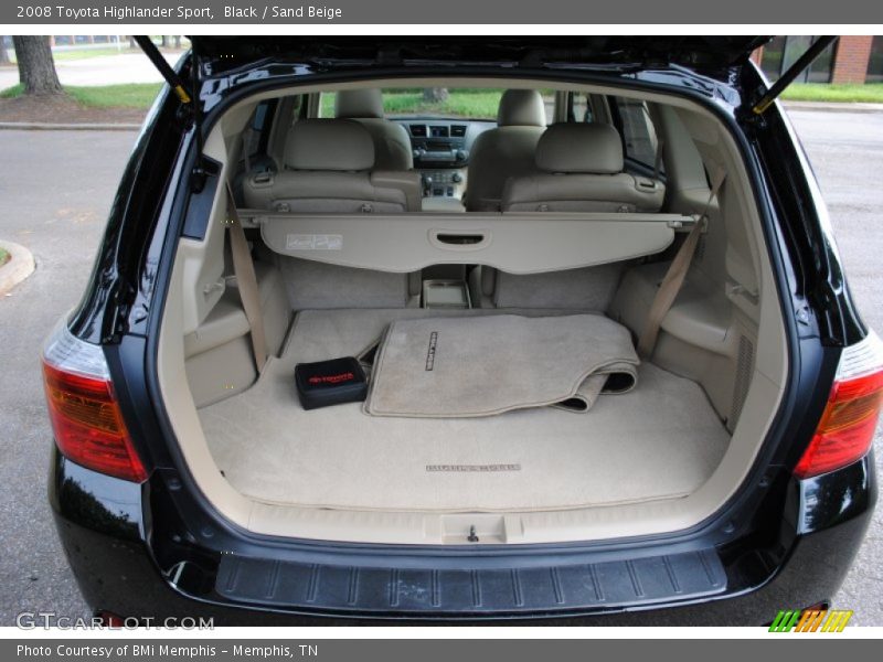 Black / Sand Beige 2008 Toyota Highlander Sport