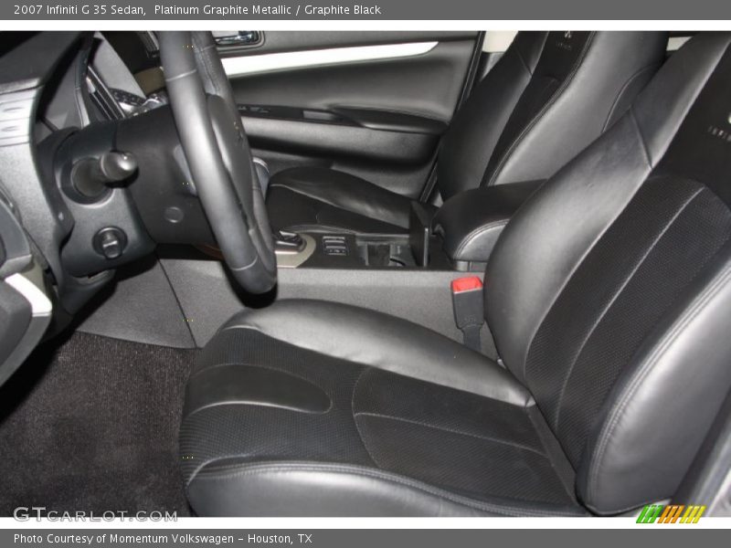 Platinum Graphite Metallic / Graphite Black 2007 Infiniti G 35 Sedan