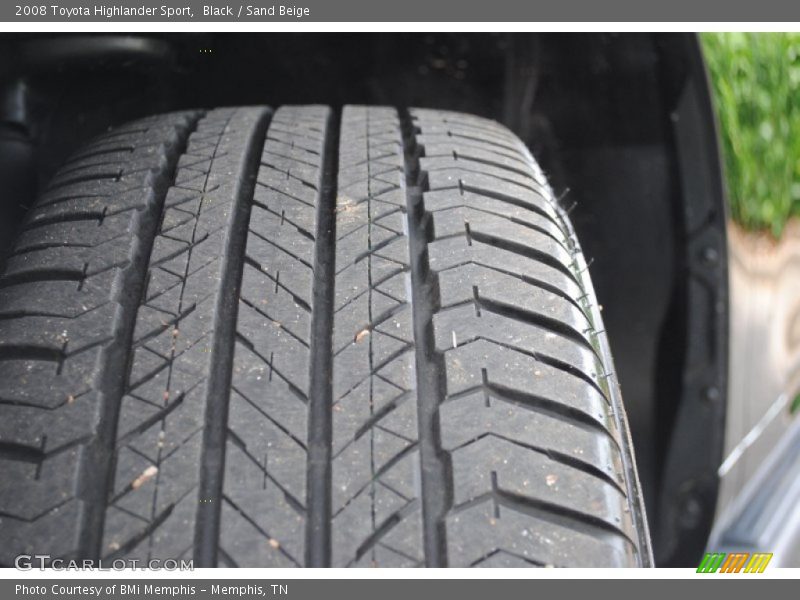 Black / Sand Beige 2008 Toyota Highlander Sport