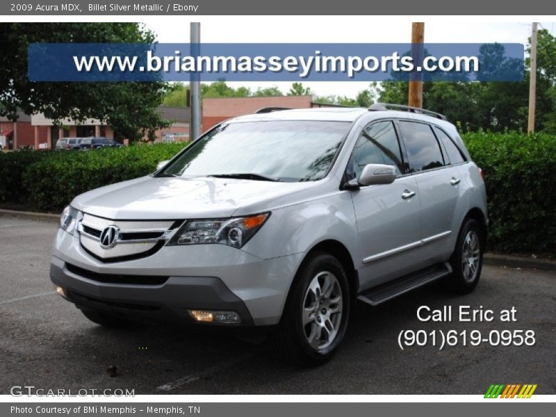 Billet Silver Metallic / Ebony 2009 Acura MDX