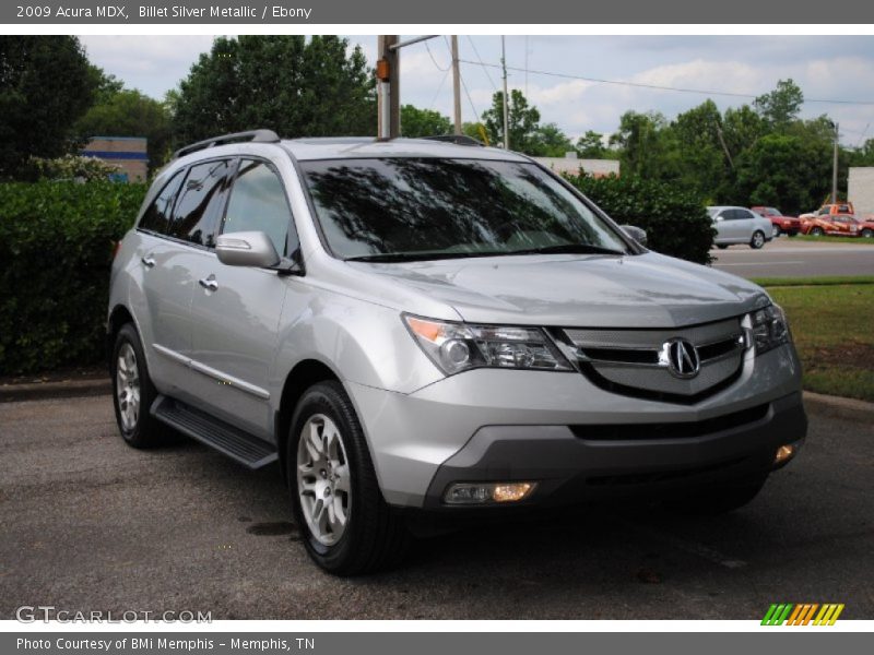 Billet Silver Metallic / Ebony 2009 Acura MDX