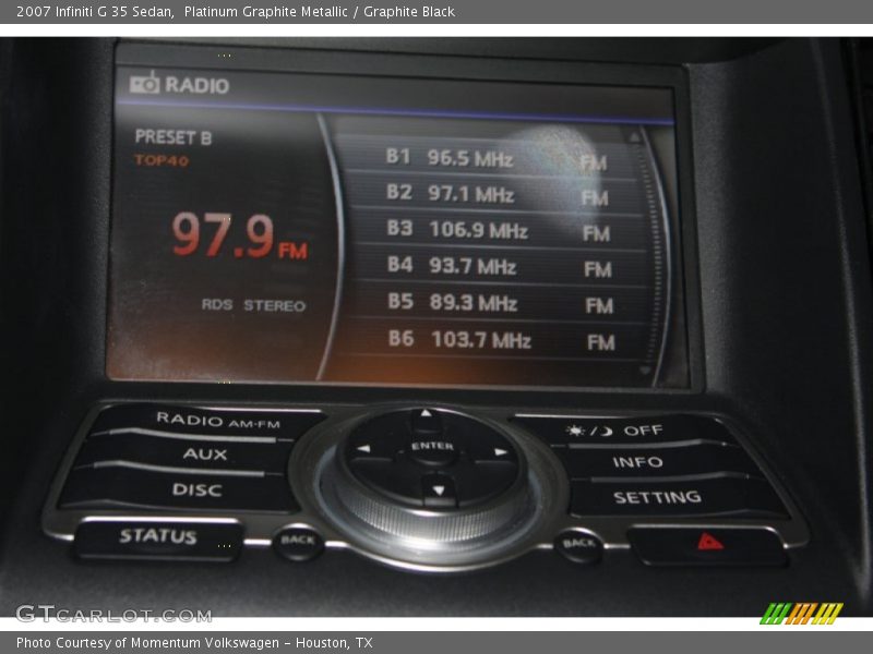 Platinum Graphite Metallic / Graphite Black 2007 Infiniti G 35 Sedan