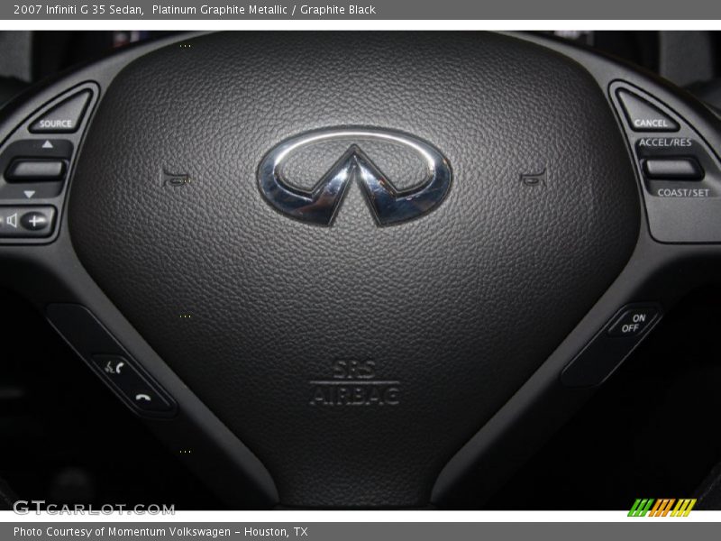 Platinum Graphite Metallic / Graphite Black 2007 Infiniti G 35 Sedan