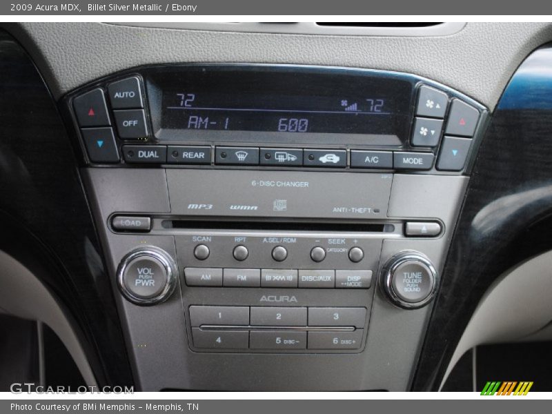Billet Silver Metallic / Ebony 2009 Acura MDX