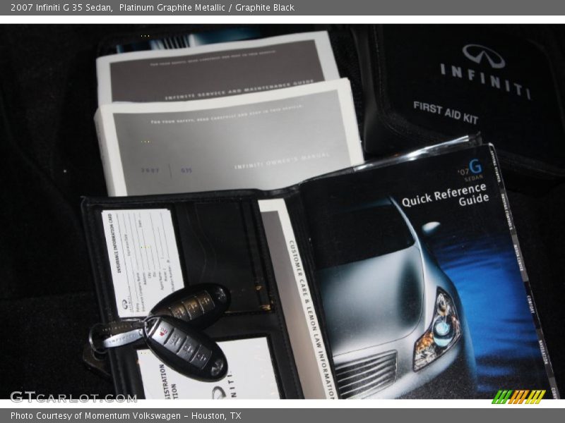Platinum Graphite Metallic / Graphite Black 2007 Infiniti G 35 Sedan