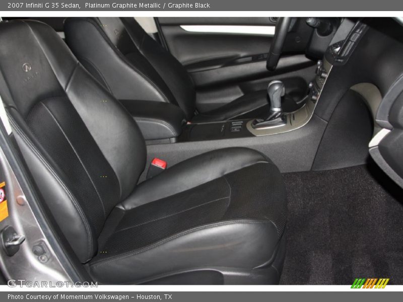 Platinum Graphite Metallic / Graphite Black 2007 Infiniti G 35 Sedan