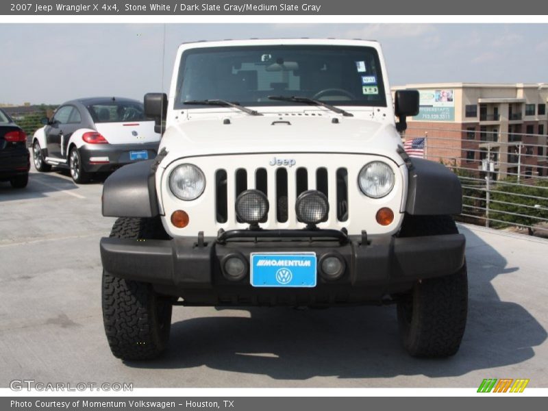 Stone White / Dark Slate Gray/Medium Slate Gray 2007 Jeep Wrangler X 4x4