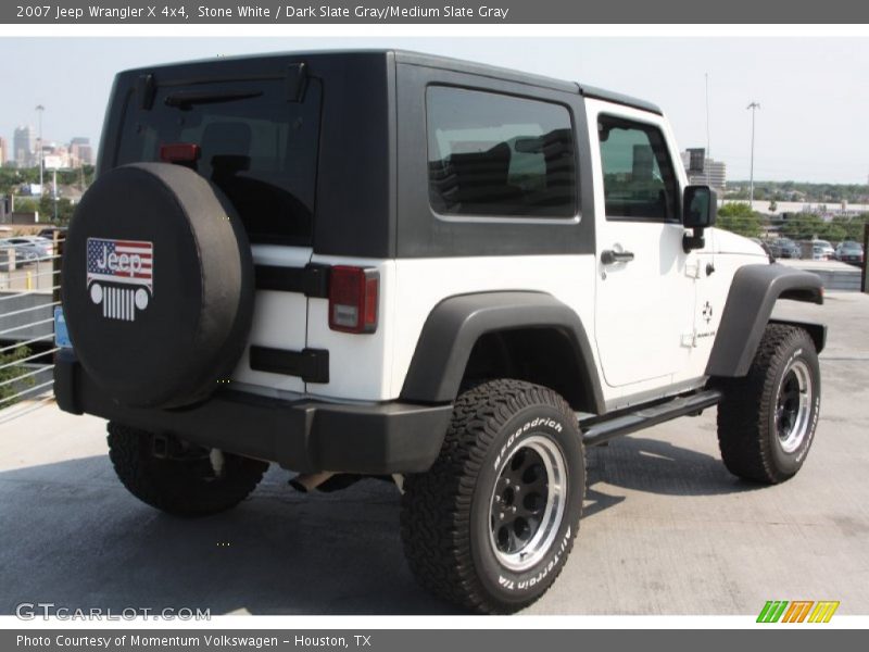 Stone White / Dark Slate Gray/Medium Slate Gray 2007 Jeep Wrangler X 4x4