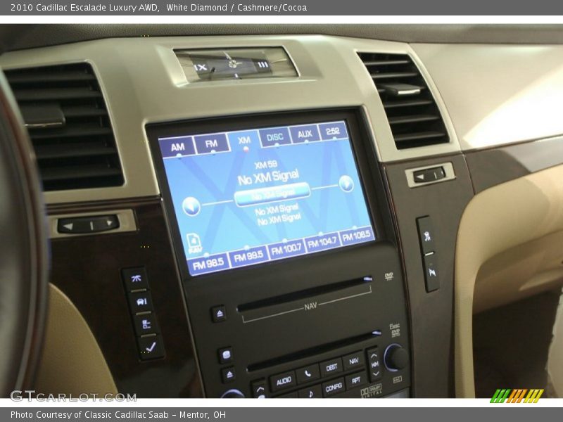 White Diamond / Cashmere/Cocoa 2010 Cadillac Escalade Luxury AWD