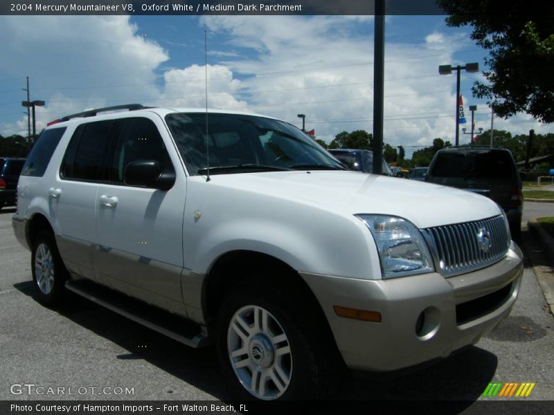 Oxford White / Medium Dark Parchment 2004 Mercury Mountaineer V8