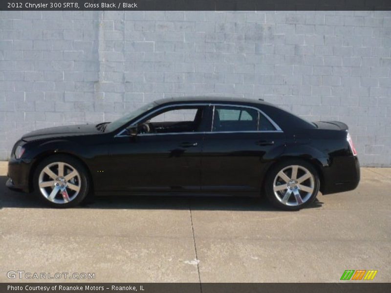 Gloss Black / Black 2012 Chrysler 300 SRT8