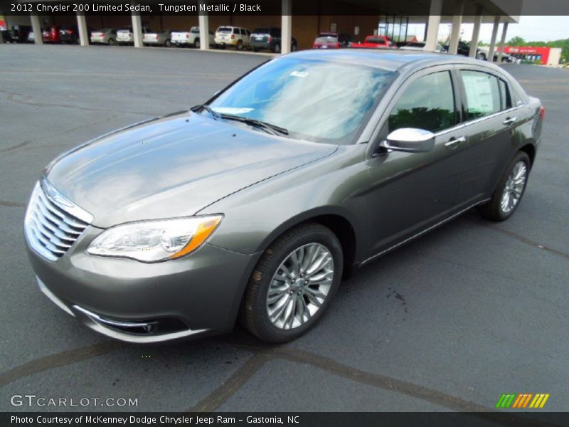 Tungsten Metallic / Black 2012 Chrysler 200 Limited Sedan