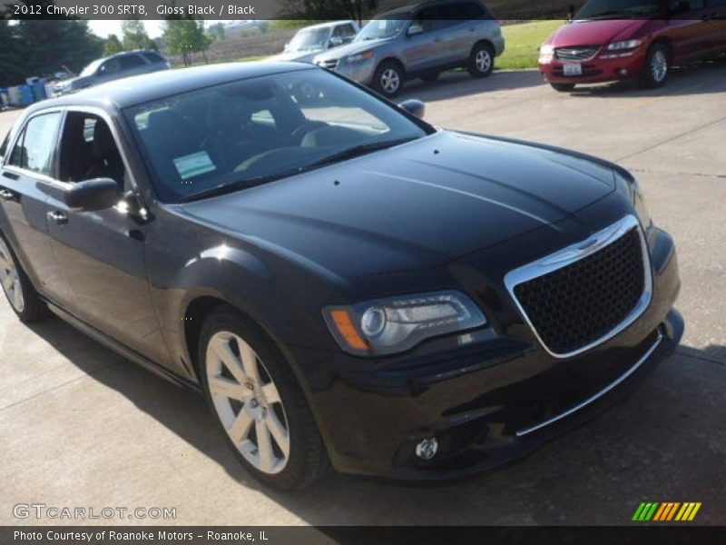 Gloss Black / Black 2012 Chrysler 300 SRT8