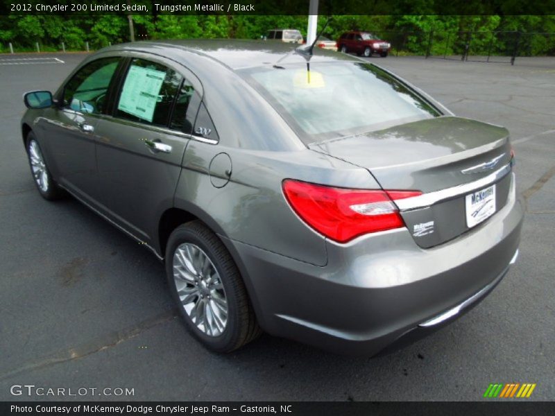 Tungsten Metallic / Black 2012 Chrysler 200 Limited Sedan