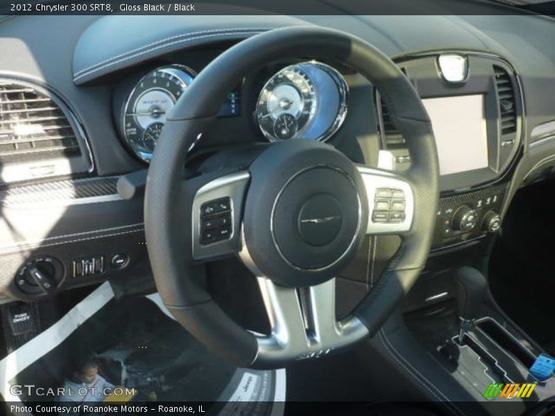 Gloss Black / Black 2012 Chrysler 300 SRT8