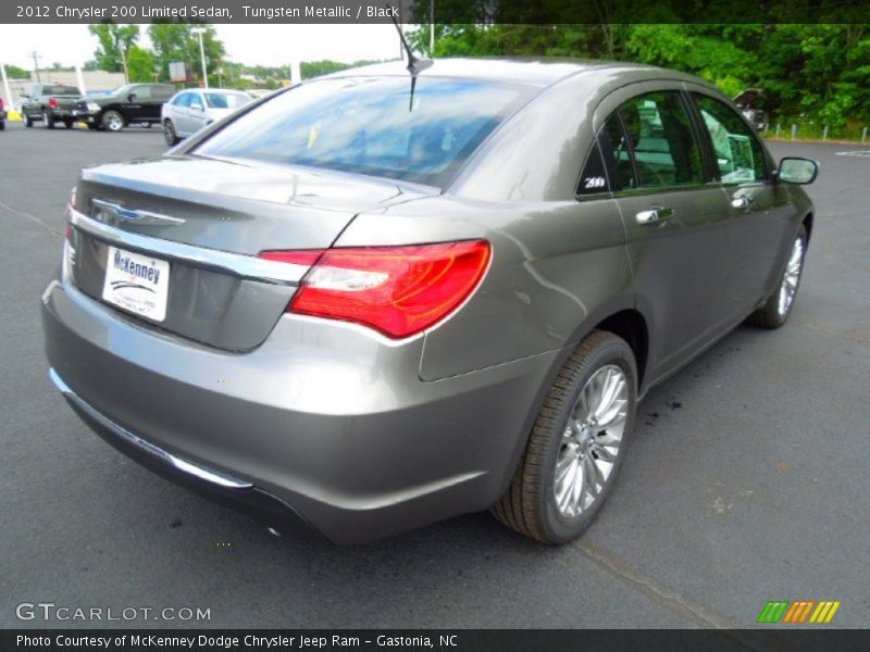 Tungsten Metallic / Black 2012 Chrysler 200 Limited Sedan