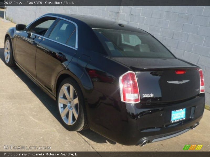 Gloss Black / Black 2012 Chrysler 300 SRT8