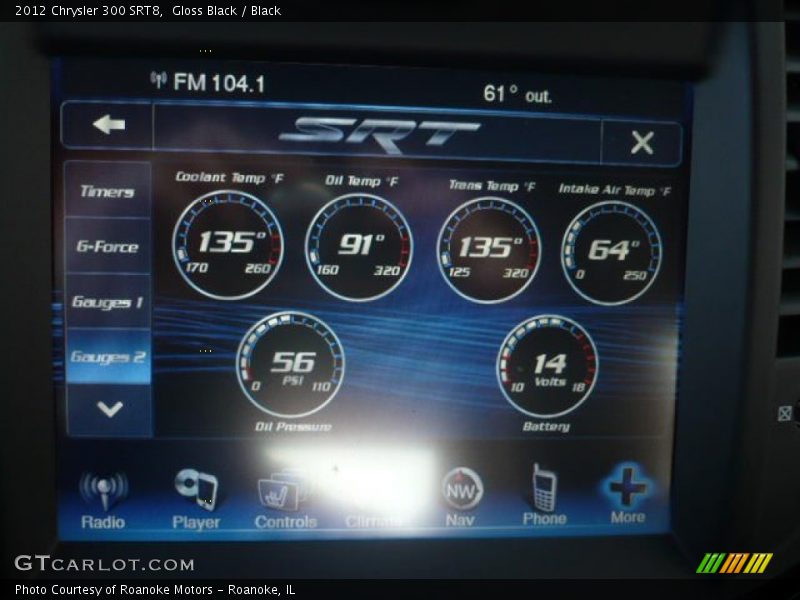 Gloss Black / Black 2012 Chrysler 300 SRT8