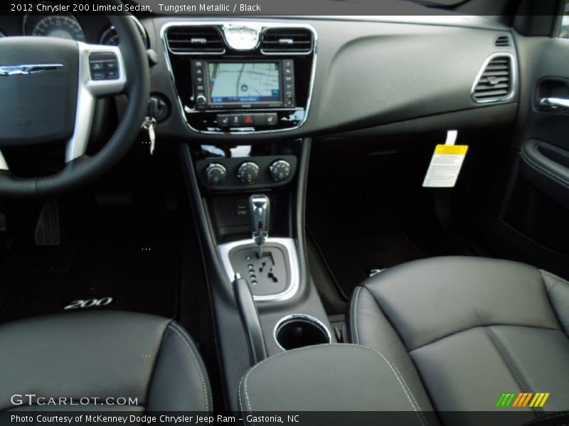 Tungsten Metallic / Black 2012 Chrysler 200 Limited Sedan