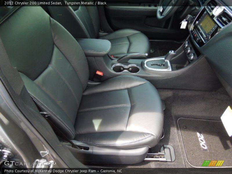 Tungsten Metallic / Black 2012 Chrysler 200 Limited Sedan
