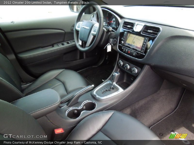 Tungsten Metallic / Black 2012 Chrysler 200 Limited Sedan
