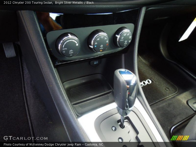 Bright Silver Metallic / Black 2012 Chrysler 200 Touring Sedan