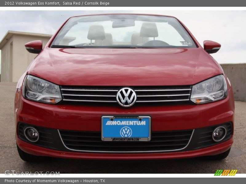 Salsa Red / Cornsilk Beige 2012 Volkswagen Eos Komfort