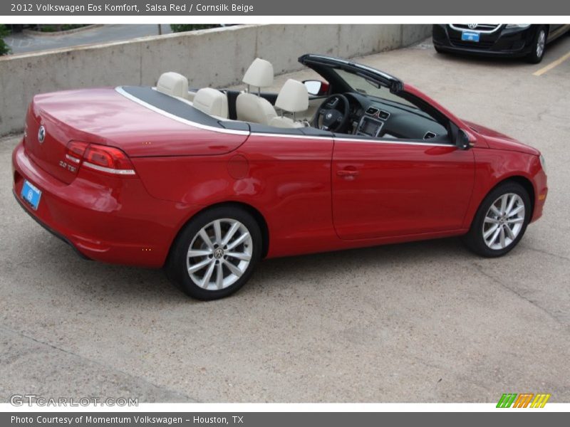 Salsa Red / Cornsilk Beige 2012 Volkswagen Eos Komfort