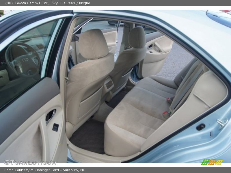 Sky Blue Pearl / Bisque 2007 Toyota Camry LE V6