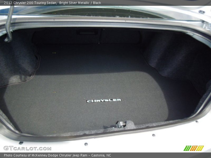 Bright Silver Metallic / Black 2012 Chrysler 200 Touring Sedan