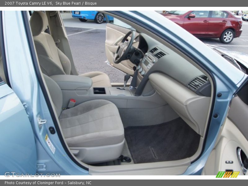 Sky Blue Pearl / Bisque 2007 Toyota Camry LE V6