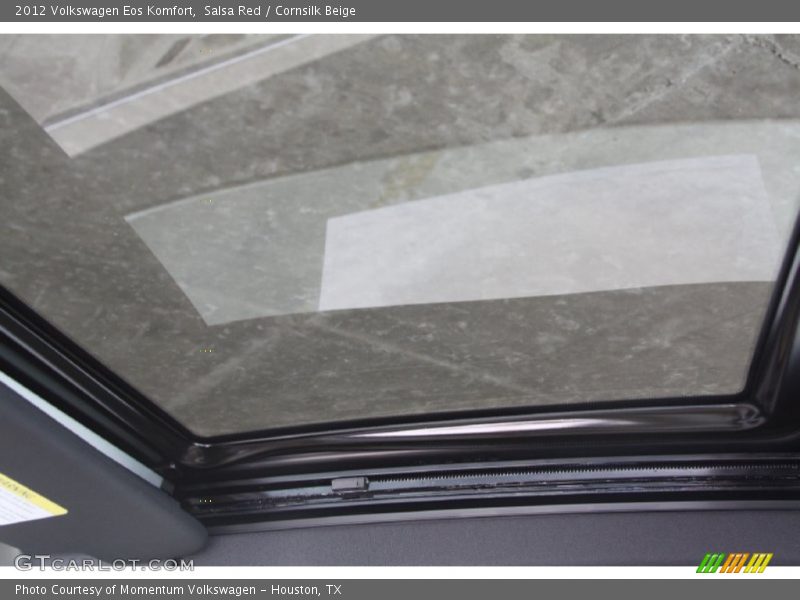 Salsa Red / Cornsilk Beige 2012 Volkswagen Eos Komfort
