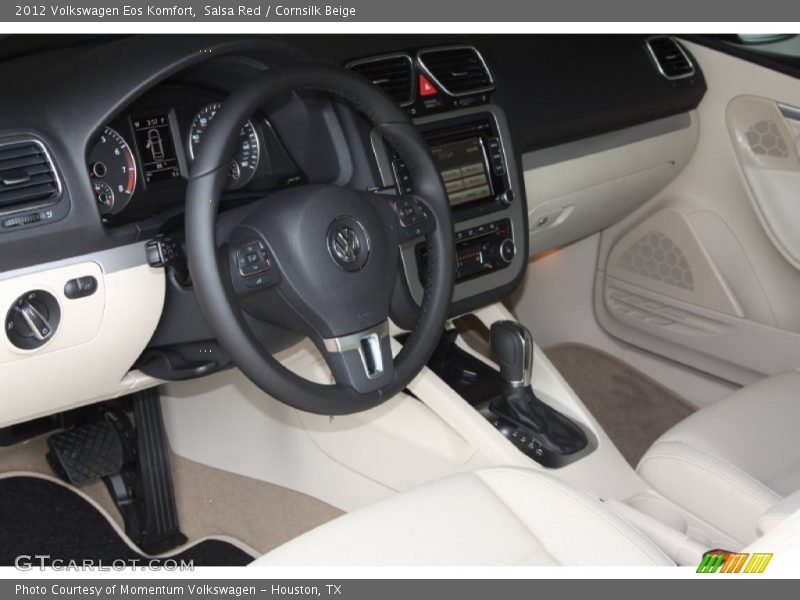 Salsa Red / Cornsilk Beige 2012 Volkswagen Eos Komfort