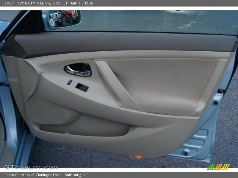 Sky Blue Pearl / Bisque 2007 Toyota Camry LE V6