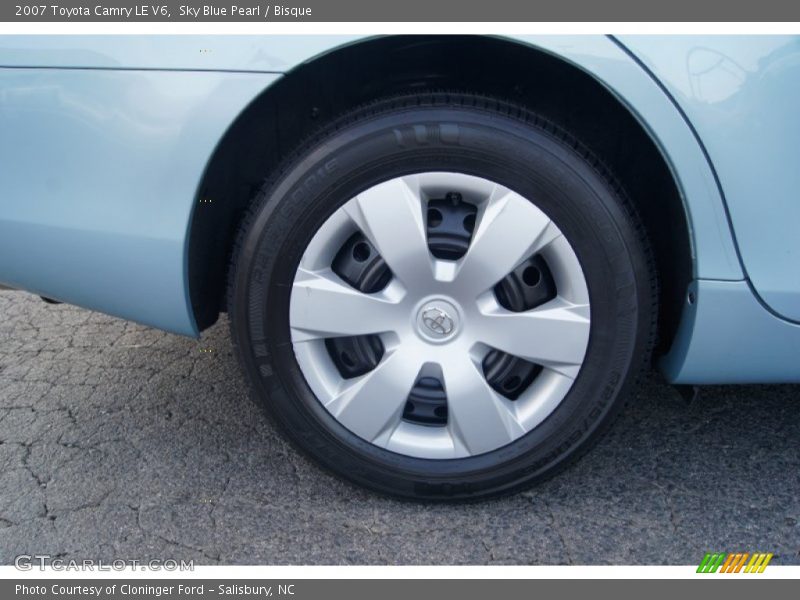 Sky Blue Pearl / Bisque 2007 Toyota Camry LE V6