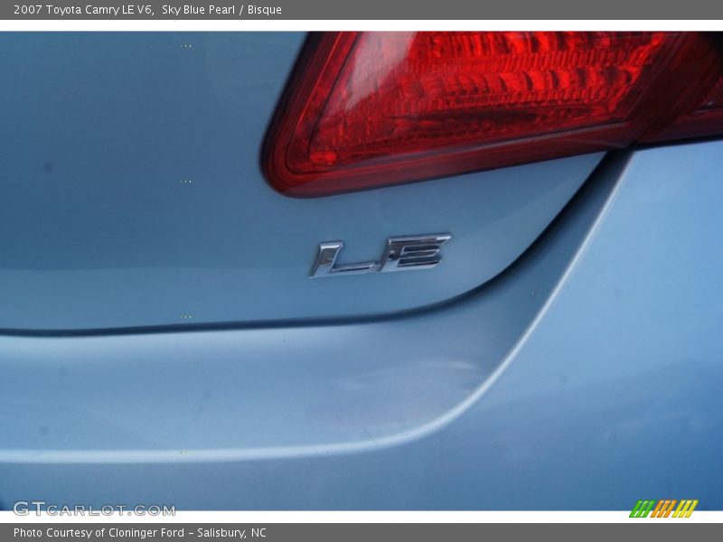 Sky Blue Pearl / Bisque 2007 Toyota Camry LE V6