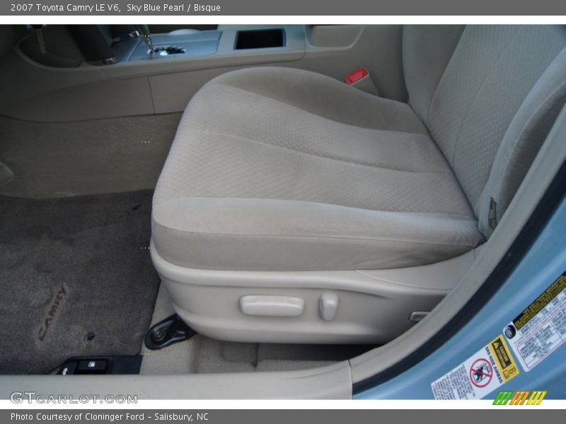 Sky Blue Pearl / Bisque 2007 Toyota Camry LE V6