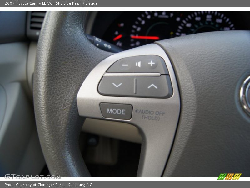 Sky Blue Pearl / Bisque 2007 Toyota Camry LE V6