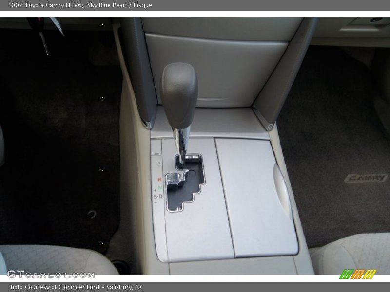 Sky Blue Pearl / Bisque 2007 Toyota Camry LE V6