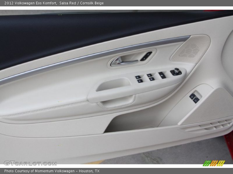 Salsa Red / Cornsilk Beige 2012 Volkswagen Eos Komfort