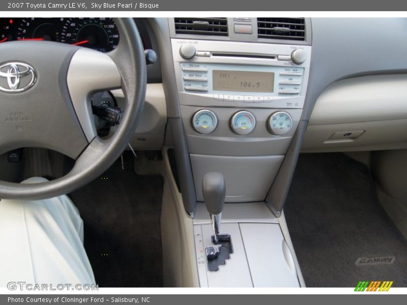 Sky Blue Pearl / Bisque 2007 Toyota Camry LE V6