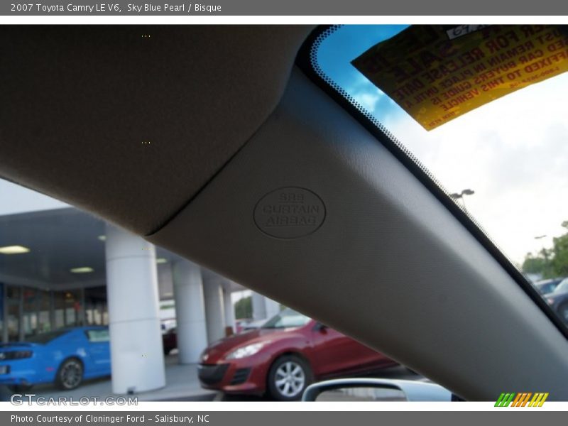 Sky Blue Pearl / Bisque 2007 Toyota Camry LE V6