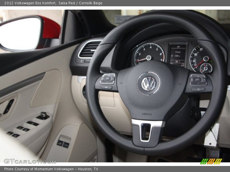 Salsa Red / Cornsilk Beige 2012 Volkswagen Eos Komfort