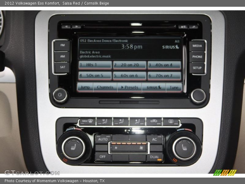 Salsa Red / Cornsilk Beige 2012 Volkswagen Eos Komfort