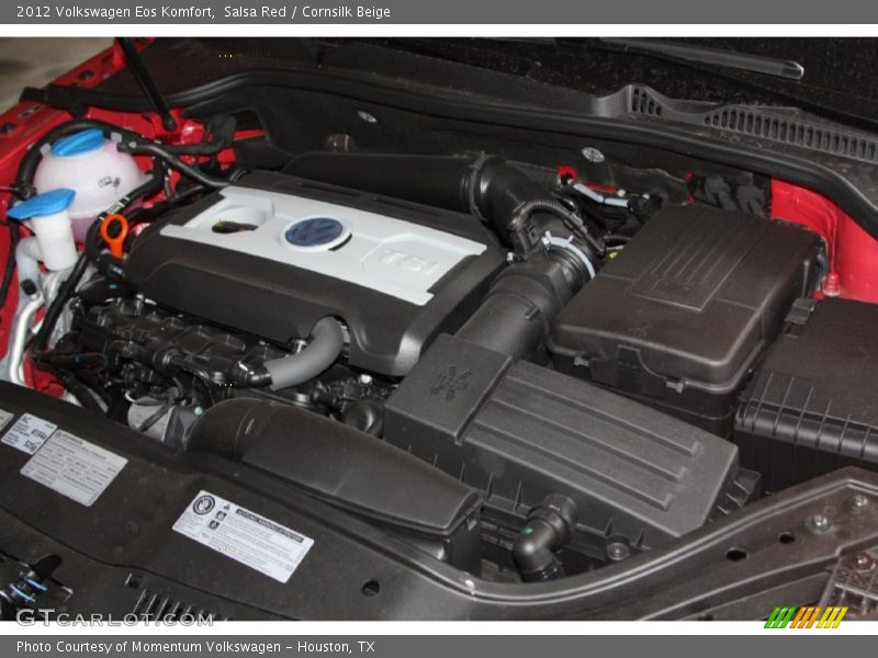 Salsa Red / Cornsilk Beige 2012 Volkswagen Eos Komfort