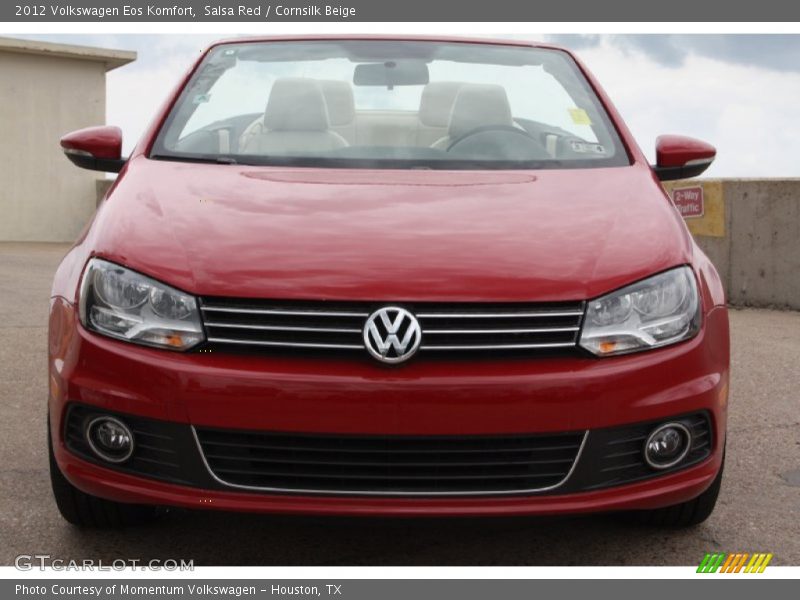 Salsa Red / Cornsilk Beige 2012 Volkswagen Eos Komfort