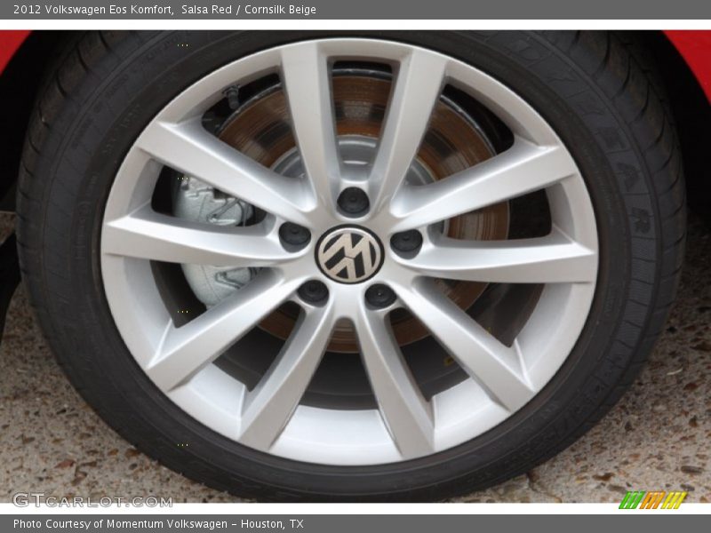 Salsa Red / Cornsilk Beige 2012 Volkswagen Eos Komfort
