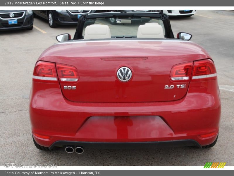 Salsa Red / Cornsilk Beige 2012 Volkswagen Eos Komfort