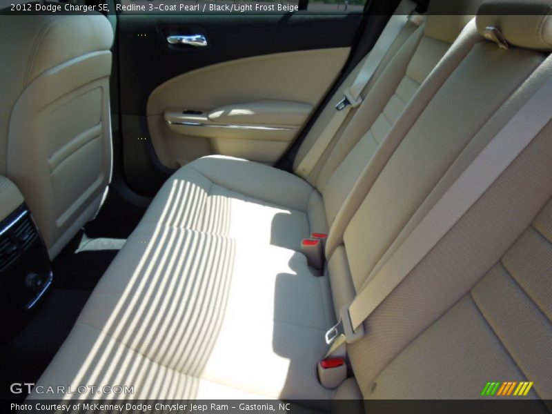 Redline 3-Coat Pearl / Black/Light Frost Beige 2012 Dodge Charger SE